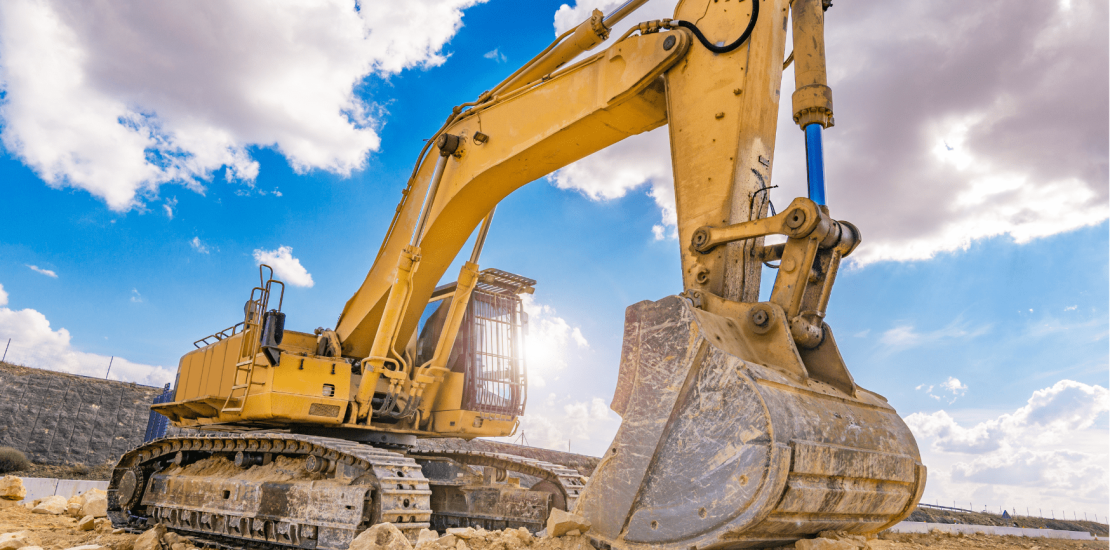 digger in the sunshine